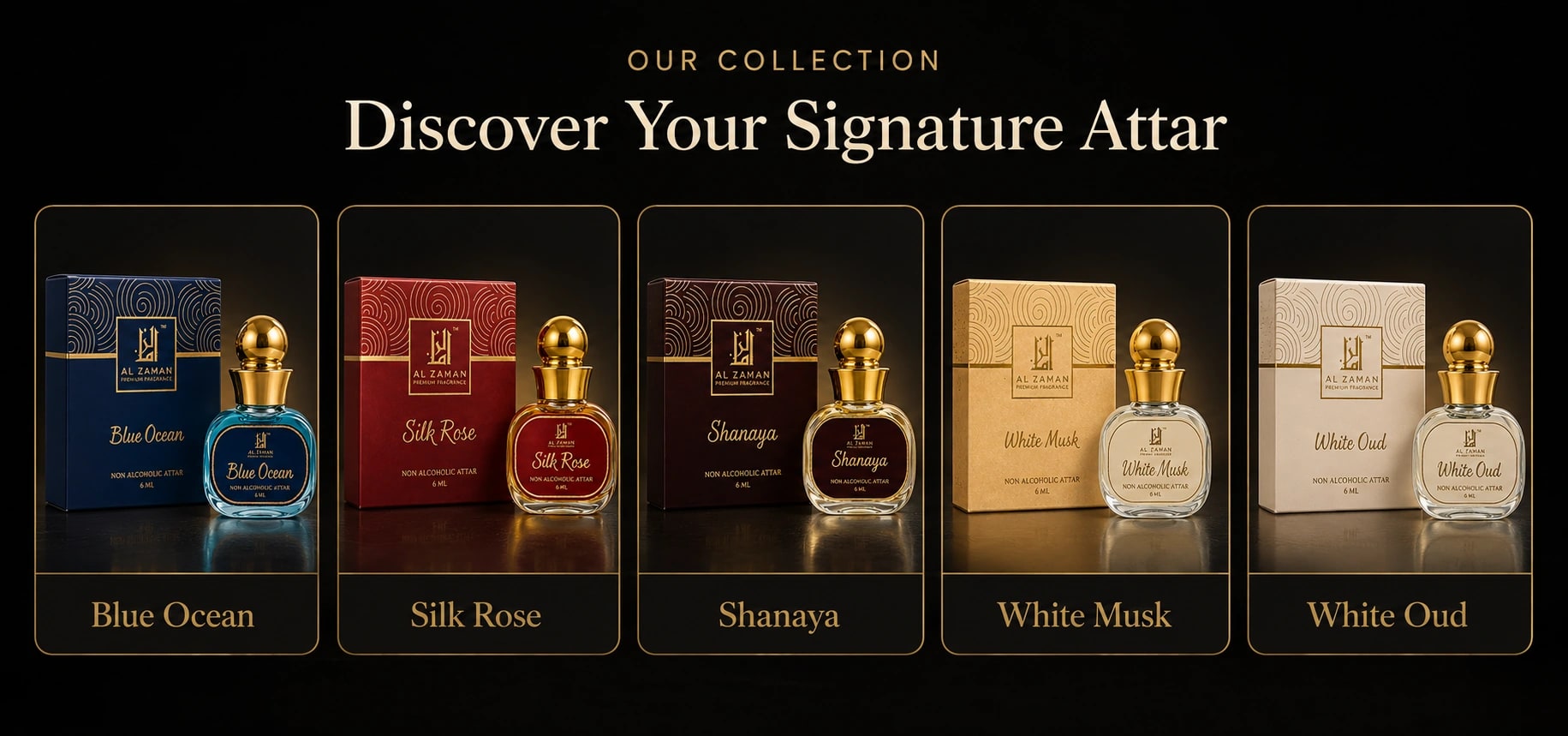 Discover the AL ZAMAN attar collection